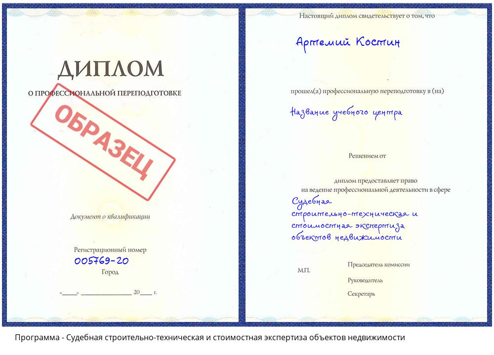 Судебная строительно-техническая и стоимостная экспертиза объектов недвижимости Усинск